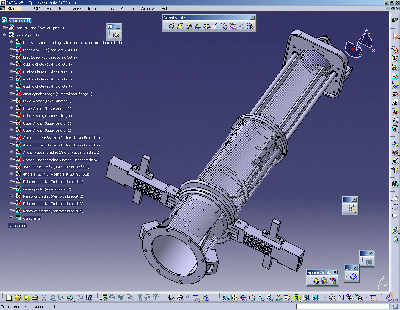 Skeleton structure of base of retractable column, framework.